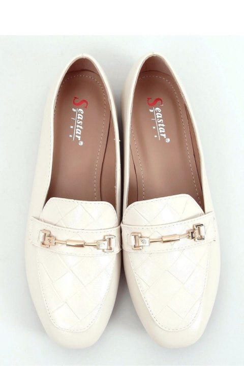 MOKASYNY DAMSKIE BEŻOWE JL76 BEIGE - Inello Inello MOKASYNY DAMSKIE BEŻOWE JL76 BEIGE - Inello Inello