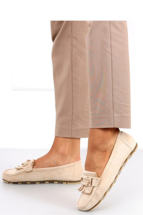 Mokasyny damskie LEIF KHAKI - Inello Inello Mokasyny damskie LEIF KHAKI - Inello Inello