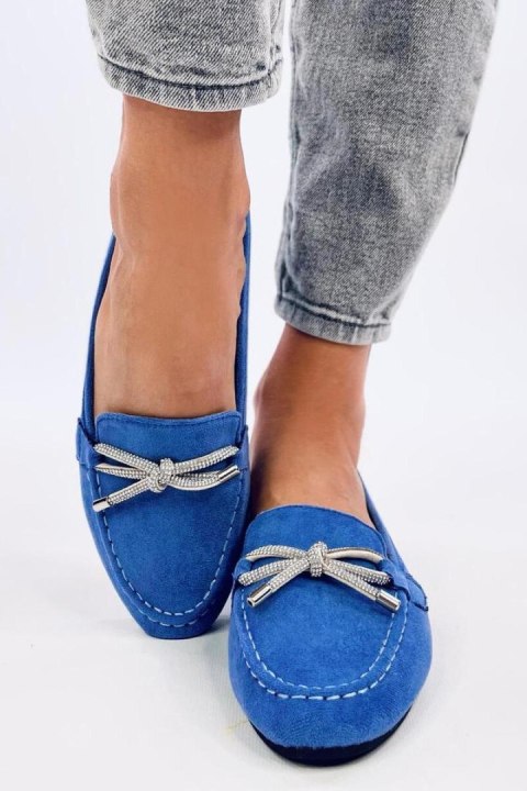 Mokasyny zamszowe MARSOIN BLUE - Inello Inello Mokasyny zamszowe MARSOIN BLUE - Inello Inello