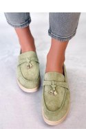 Mokasyny zamszowe OTTAVIA GREEN - Inello Inello