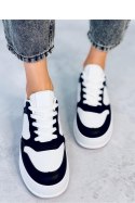 Sneakersy damskie pandy BREWER BLACK - Inello Inello