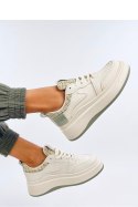 Sneakersy damskie pastelowe MOTIMES BEIGE GREEN - Inello Inello