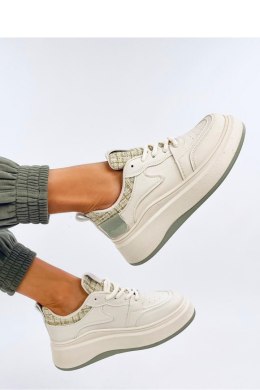 Sneakersy damskie pastelowe MOTIMES BEIGE GREEN - Inello Inello