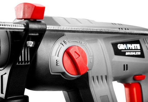 Młotowiertarka akumulatorowa bezszczotkowa Energy+ 18V, Li-Ion, udar 2.2J, bez akumulatora Młotowiertarka akumulatorowa bezszczotkowa Energy+ 18V, Li-Ion, udar 2.2J, bez akumulatora