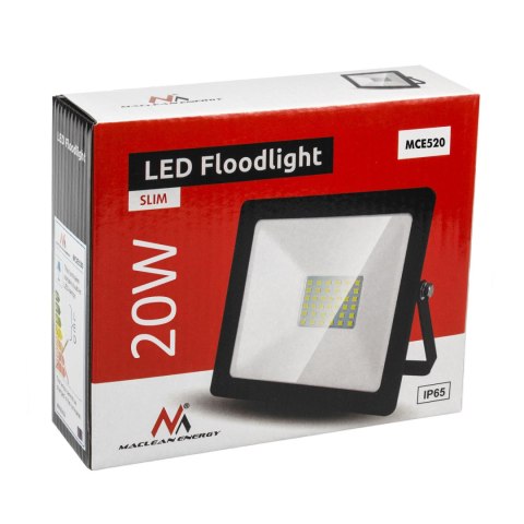 Naświetlacz LED Maclean, slim 20W, barwa neutralna biała (4000K), IP65, MCE520 NW Naświetlacz LED Maclean, slim 20W, barwa neutralna biała (4000K), IP65, MCE520 NW