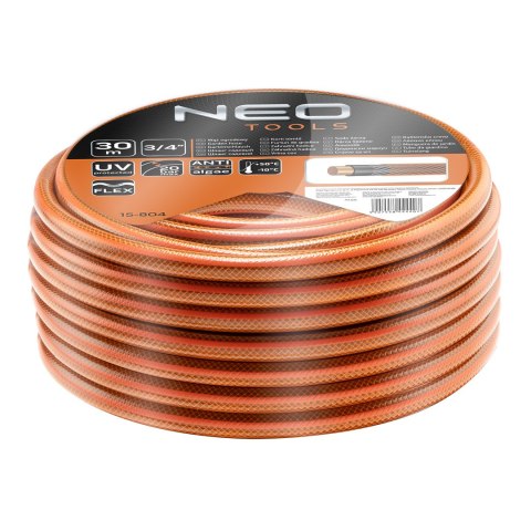 Wąż ogrodowy 3/4" x 30 m, 4-warstwowy NEO ECONOMIC Wąż ogrodowy 3/4" x 30 m, 4-warstwowy NEO ECONOMIC