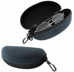 AG177E Twarde etui na okulary niebieskie