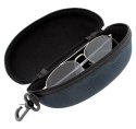 AG177E Twarde etui na okulary niebieskie