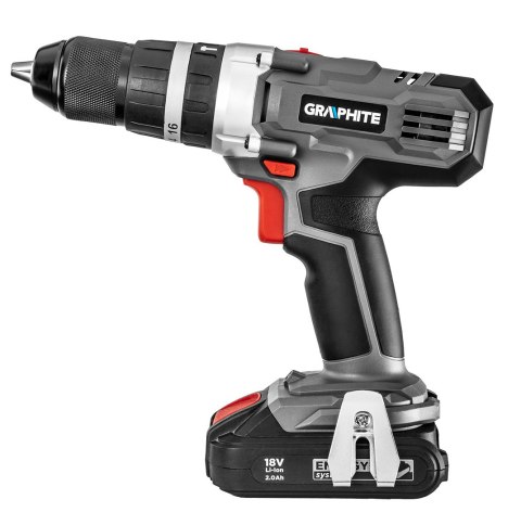 Wiertarko-wkrętarka akumulatorowa z udarem Energy+ 18V, Li-Ion, uchwyt 13 mm, bez akumulatora Wiertarko-wkrętarka akumulatorowa z udarem Energy+ 18V, Li-Ion, uchwyt 13 mm, bez akumulatora
