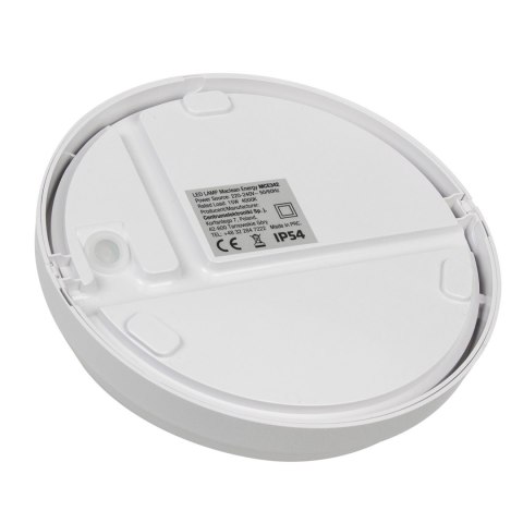 Lampa LED Maclean, Ścienno sufitowa, Kolor biały, W 1100lm, 15W, IP54, Kolor światła naturalny biały (4000K), MCE342 Lampa LED Maclean, Ścienno sufitowa, Kolor biały, W 1100lm, 15W, IP54, Kolor światła naturalny biały (4000K), MCE342