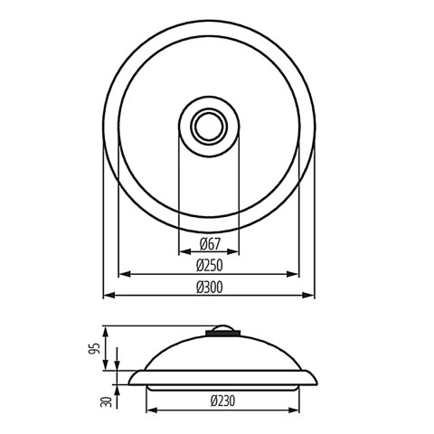 Plafon z czujnikiem PIR Maclean, sufitowy, z wymiennym źródłem światła, 2x max. 40W, E27, 220-240V~ 50/60Hz, MCE324 Plafon z czujnikiem PIR Maclean, sufitowy, z wymiennym źródłem światła, 2x max. 40W, E27, 220-240V~ 50/60Hz, MCE324