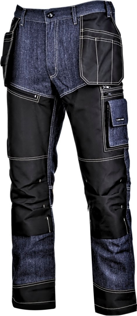 Spodnie jeansowe niebieskie ze wzmocnieniami, "3xl",ce,lahti Spodnie jeansowe niebieskie ze wzmocnieniami, "3xl",ce,lahti
