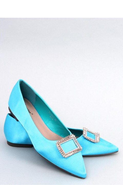 Baleriny eleganckie z kamieniami LORELLA BLUE - Inello Inello Baleriny eleganckie z kamieniami LORELLA BLUE - Inello Inello