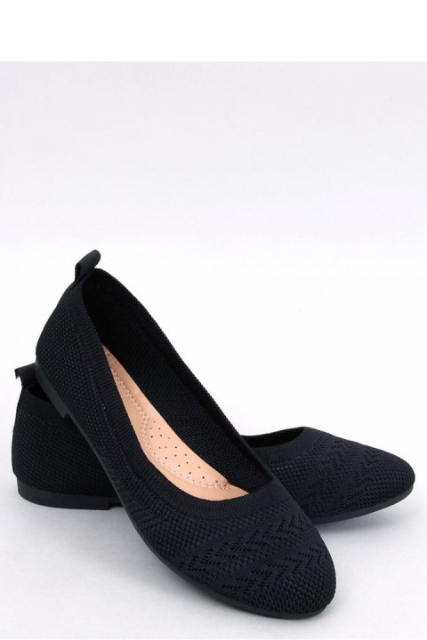 Baleriny z dzianiny NEWEY BLACK - Inello Inello Baleriny z dzianiny NEWEY BLACK - Inello Inello