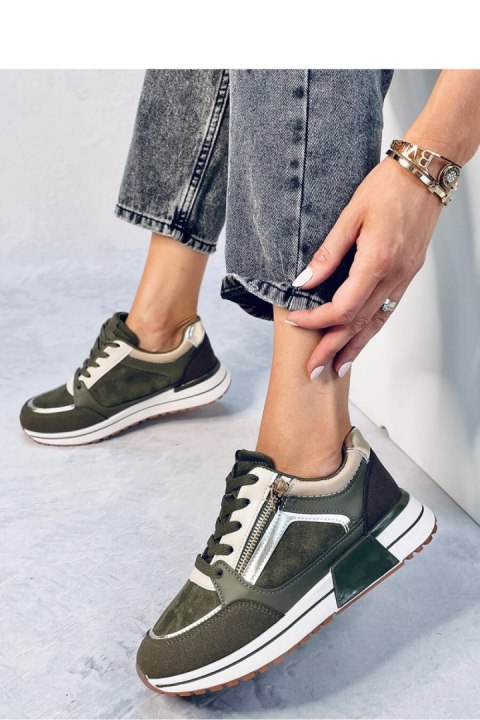 Buty sportowe damskie EROLL GREEN - Inello Inello Buty sportowe damskie EROLL GREEN - Inello Inello