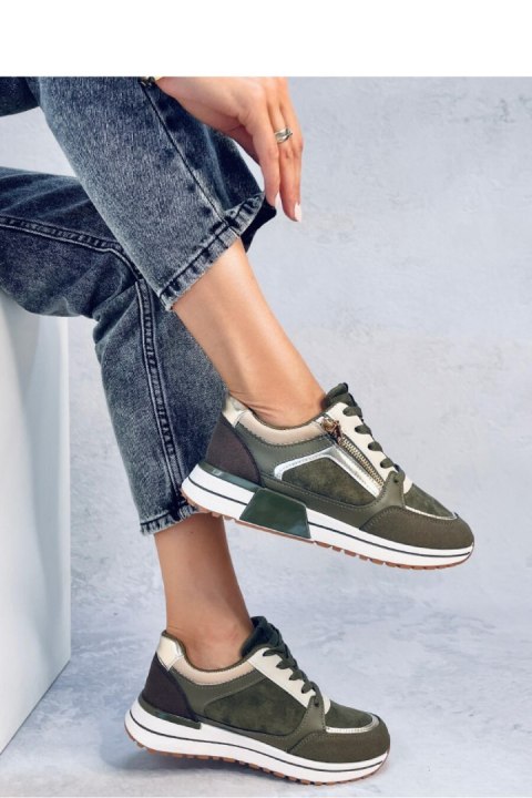 Buty sportowe damskie EROLL GREEN - Inello Inello Buty sportowe damskie EROLL GREEN - Inello Inello