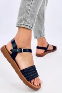 Sandałki w stylu boho SALINON BLACK - Inello Inello