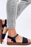 Sandałki w stylu boho SALINON BLACK - Inello Inello