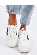 Sneakersy na platformie STERRY WHITE BLACK - Inello Inello