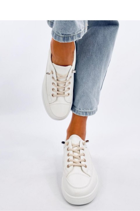 Trampki damskie STOCKS BEIGE - Inello Inello Trampki damskie STOCKS BEIGE - Inello Inello