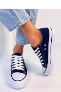 Trampki damskie klasyczne FARGIS D.BLUE - Inello Inello