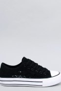 Trampki koronkowe FERRIE BLACK - Inello Inello