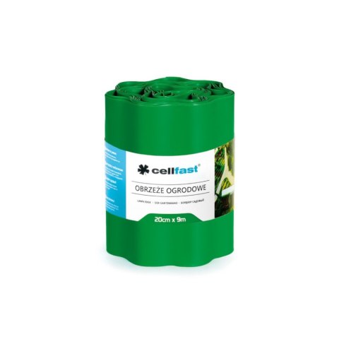 Obrzeże ogrodowe faliste 20cm x 9m Cellfast zielone Obrzeże ogrodowe faliste 20cm x 9m Cellfast zielone