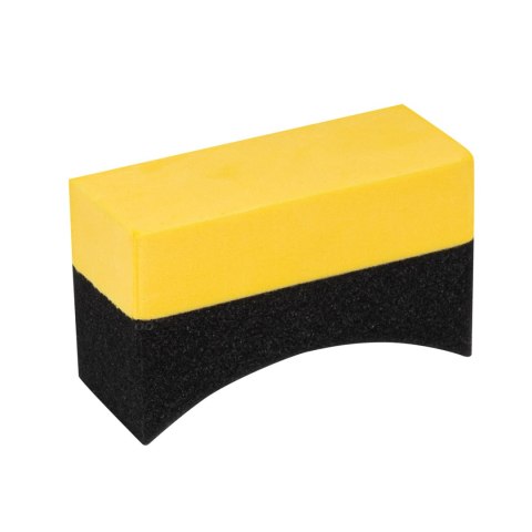 Gąbka aplikator do opon samochodowych 95x35x65 mm amio-02519 Gąbka aplikator do opon samochodowych 95x35x65 mm amio-02519