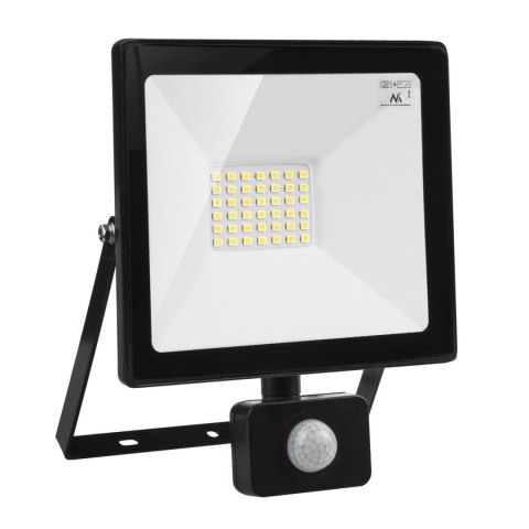 Naświetlacz LED z czujnikiem ruchu Maclean, slim 30W, 2400lm, barwa ciepła biała (3000K), IP44, MCE630 WW PIR Naświetlacz LED z czujnikiem ruchu Maclean, slim 30W, 2400lm, barwa ciepła biała (3000K), IP44, MCE630 WW PIR