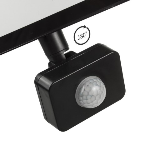 Naświetlacz LED z czujnikiem ruchu Maclean, slim 30W, 2400lm, barwa zimna biała (6000K), IP44, MCE630 CW PIR Naświetlacz LED z czujnikiem ruchu Maclean, slim 30W, 2400lm, barwa zimna biała (6000K), IP44, MCE630 CW PIR