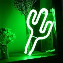 ZD79 Lampka led neon kaktus