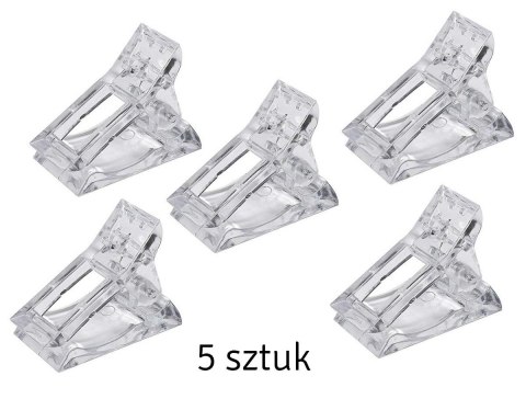 AG599C Klipsy do form paznokci 5szt AG599C Klipsy do form paznokci 5szt