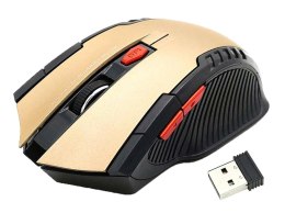 AK303A Bezprzewodowa mysz gamingowa gold