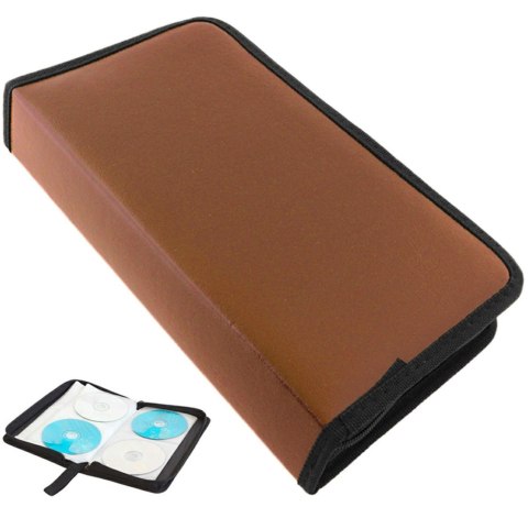 AG428A Etui na płyty 80 płyt cd/dvd brąz AG428A Etui na płyty 80 płyt cd/dvd brąz