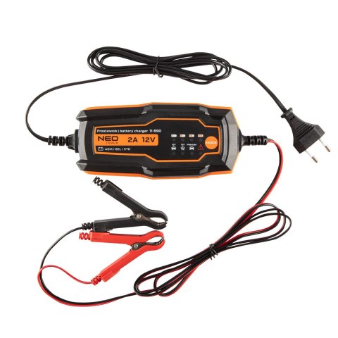 Prostownik automatyczny 2A/35W, 4-60Ah, do akumulatorów kwasowych / AGM / GEL Prostownik automatyczny 2A/35W, 4-60Ah, do akumulatorów kwasowych / AGM / GEL