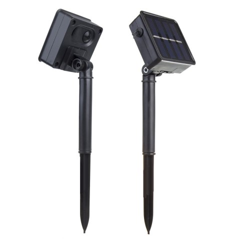 Solarne lampki LED Maclean, 2,4m długościi, 144 diody LED, 8 sopli RGB, tryb opadających sopli, bateria Li 800mAh, MCE412 Solarne lampki LED Maclean, 2,4m długościi, 144 diody LED, 8 sopli RGB, tryb opadających sopli, bateria Li 800mAh, MCE412