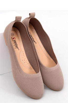 Baleriny skarpetkowe CAVADAY KHAKI - Inello Inello