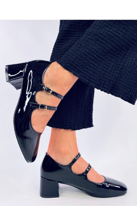 Czółenka na obcasie w stylu Mary Jane KERLEY BLACK - Inello Inello Czółenka na obcasie w stylu Mary Jane KERLEY BLACK - Inello Inello