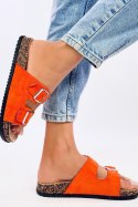 Sandał Klapki korkowe szolki PONSES ORANGE - Inello Inello