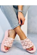 Sandał Klapki na koturnie INABA PINK - Inello Inello