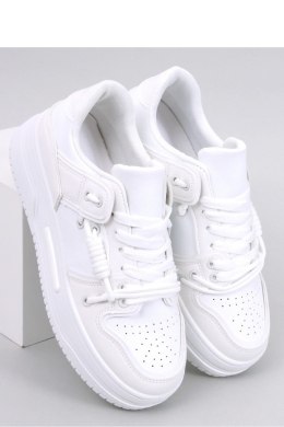 Sneakersy na wysokiej podeszwie CLAVELL WHITE - Inello Inello