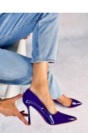 Szpilki damskie lakierowane ANIKA PURPLE - Inello Inello