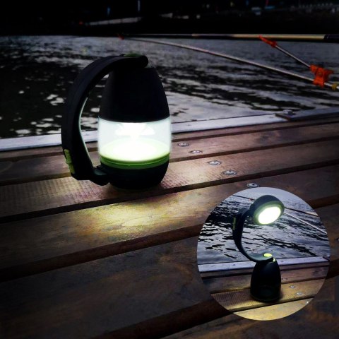 Lampa LED 3w1 Maclean, kempingowa, biurkowa, latarka, 1W, 60-200lm, Cold White 6000K, 18650 1500mAh, funkcja powerbanku MCE298 Lampa LED 3w1 Maclean, kempingowa, biurkowa, latarka, 1W, 60-200lm, Cold White 6000K, 18650 1500mAh, funkcja powerbanku MCE298