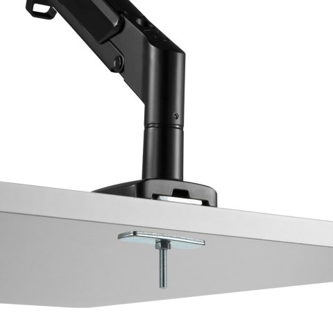 Uchwyt biurkowy do monitora czarny Ergo Office, ze sprężyną gazową, 17"-32", 9 kg, ER-405B Uchwyt biurkowy do monitora czarny Ergo Office, ze sprężyną gazową, 17"-32", 9 kg, ER-405B