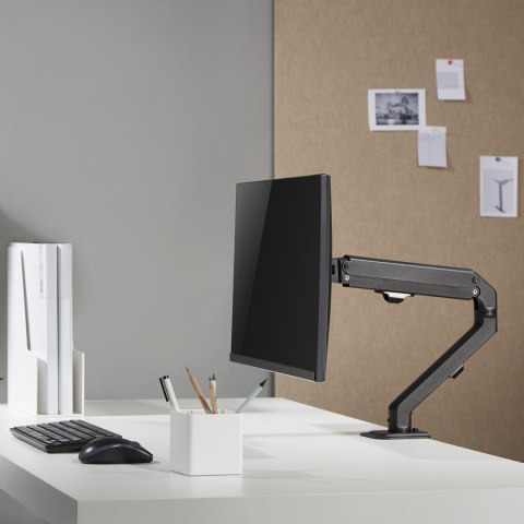 Uchwyt biurkowy do monitora uniwersalny Maclean, sprężyna gazowa 17"-27" 2-7kg, VESA 75x75,100x100, MC-906 Uchwyt biurkowy do monitora uniwersalny Maclean, sprężyna gazowa 17"-27" 2-7kg, VESA 75x75,100x100, MC-906
