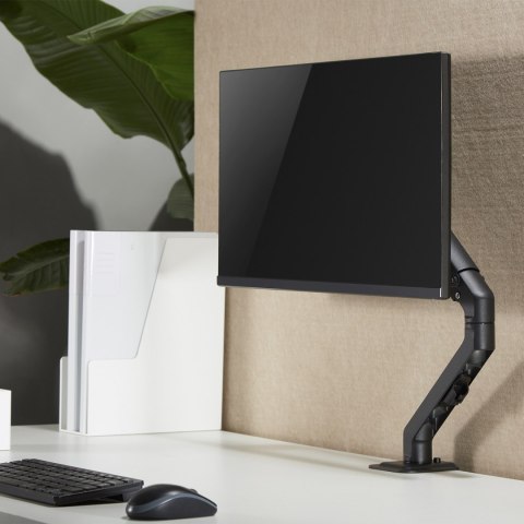 Uchwyt biurkowy do monitora uniwersalny Maclean, sprężyna gazowa 17"-27" 2-7kg, VESA 75x75,100x100, MC-906 Uchwyt biurkowy do monitora uniwersalny Maclean, sprężyna gazowa 17"-27" 2-7kg, VESA 75x75,100x100, MC-906