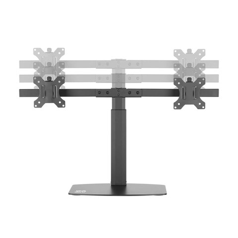 Uchwyt wolnostojący na dwa monitory Ergo Office, 17-27'' max 2x6kg, sprężyna gazowa, pasuje do zakrzywionych monitorów ER-411 Uchwyt wolnostojący na dwa monitory Ergo Office, 17-27'' max 2x6kg, sprężyna gazowa, pasuje do zakrzywionych monitorów ER-411