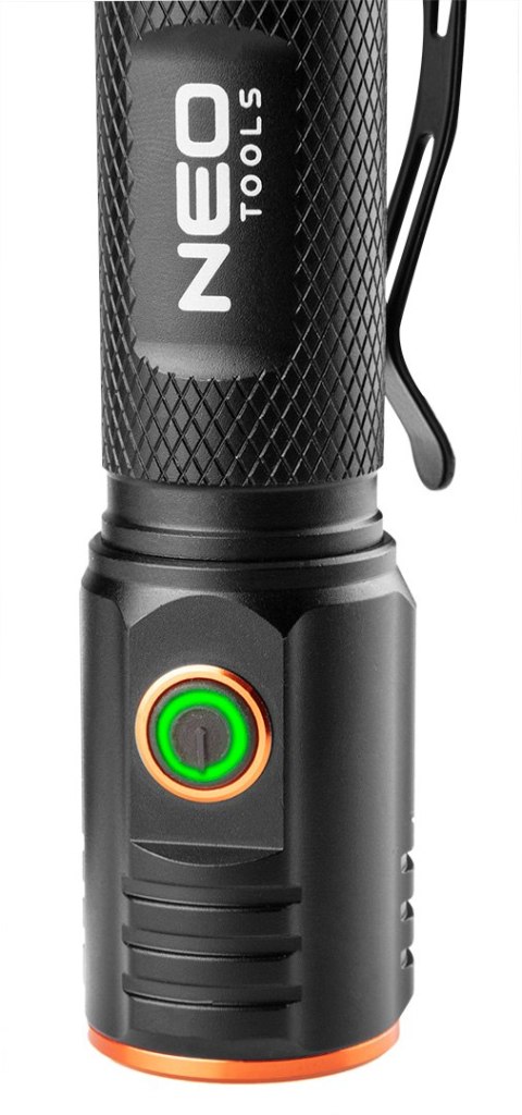 Latarka akumulatorowa USB C 2000 lm CHN LED Latarka akumulatorowa USB C 2000 lm CHN LED