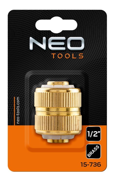 Reparator węża 1/2", mosiężny Reparator węża 1/2", mosiężny