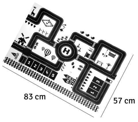 ZA305B Mata podłogowa do zabawy 83x57 ZA305B Mata podłogowa do zabawy 83x57